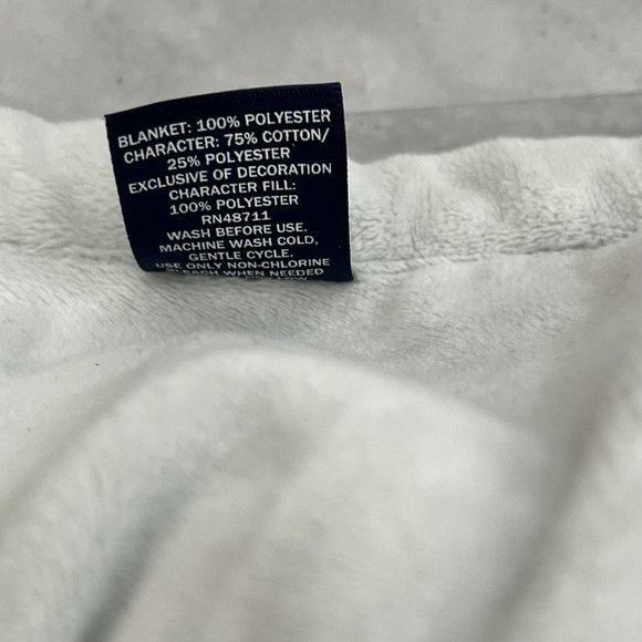 Falls Creek Elephant‎ Rattle Lovey Polka Dot Gray Blanket Stuffed Plush - Picture 4 of 5